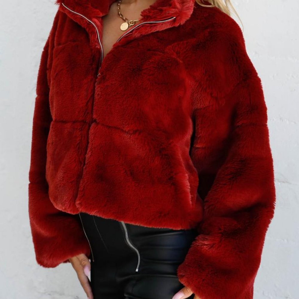 Faux Fur Puffer Jacket